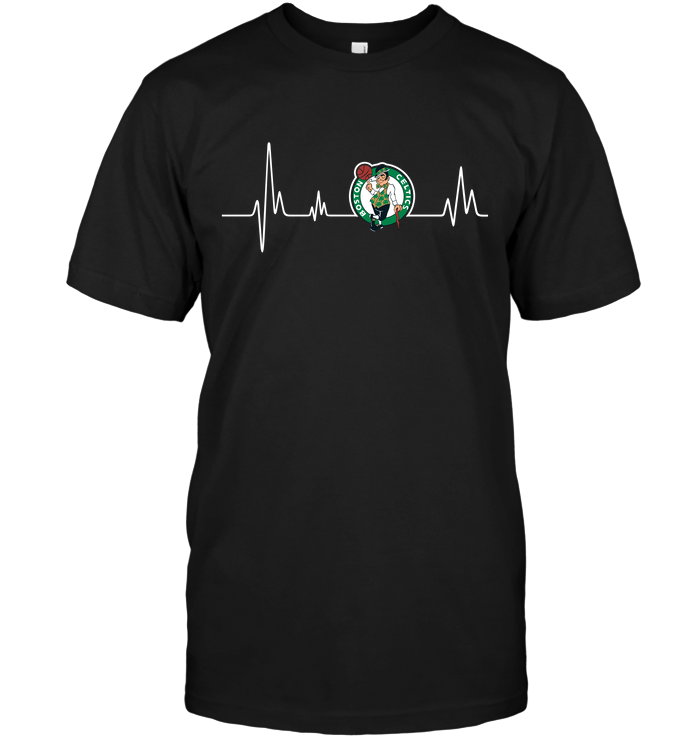 Boston Celtics "game Day Heartbeat" T-Shirt